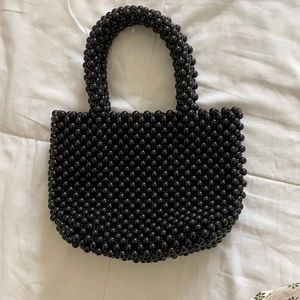 Zara Beaded Black Bag